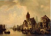 European city landscape, street landsacpe, construction, frontstore, building and architecture. 114 unknow artist